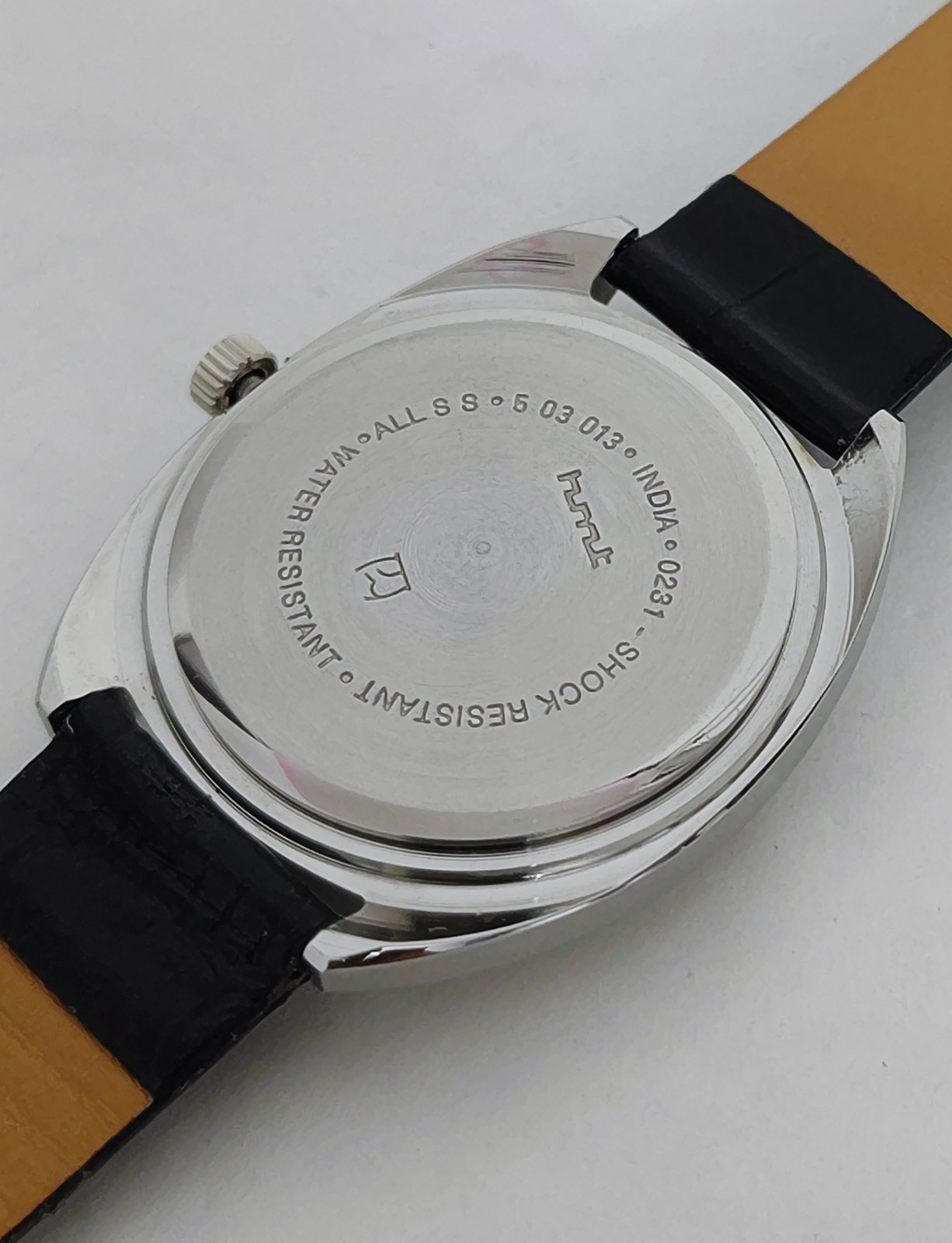 Vintage HMT Kohinoor 17 Jewels Para Shock 38mm Men’s 80s Made Indian Wristwatch