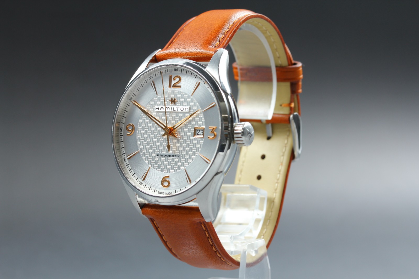 [Near MINT] Hamilton Jazzmaster Viewmatic H327550 Automatic Men’s Watch