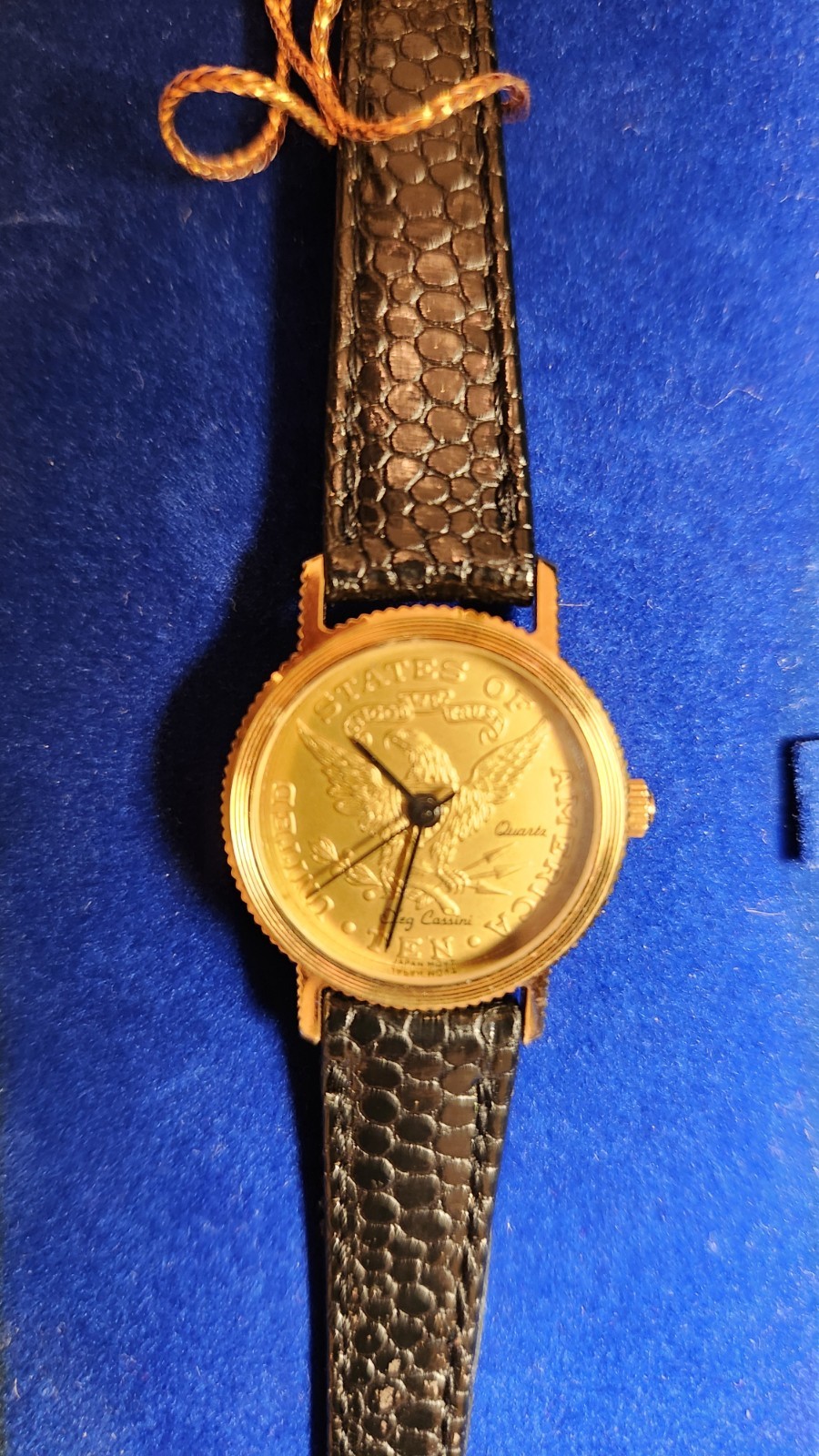 Vintage United States Of America USA Ten 10 Mens Wrist Watch Quartz