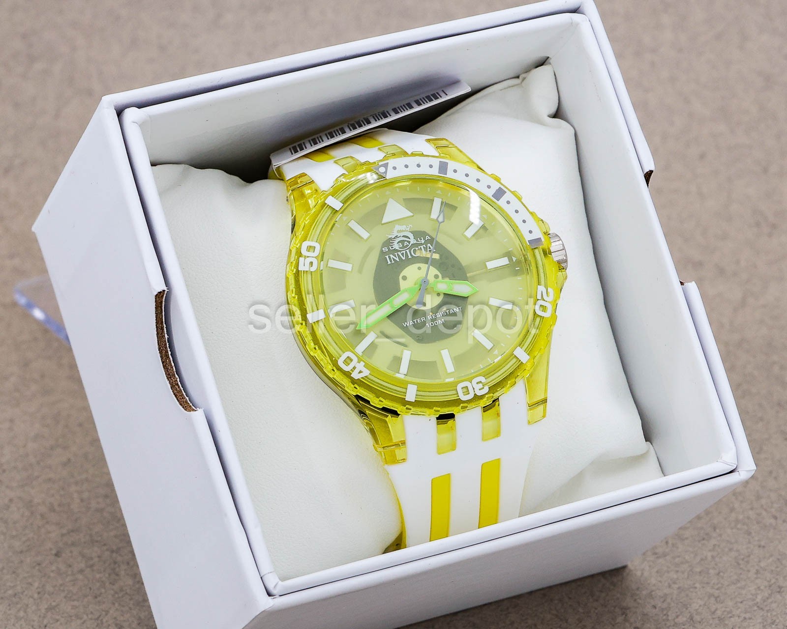 Invicta Subaqua Chromamode Men’s Watch – 44mm, Yellow Green (69451) NEW