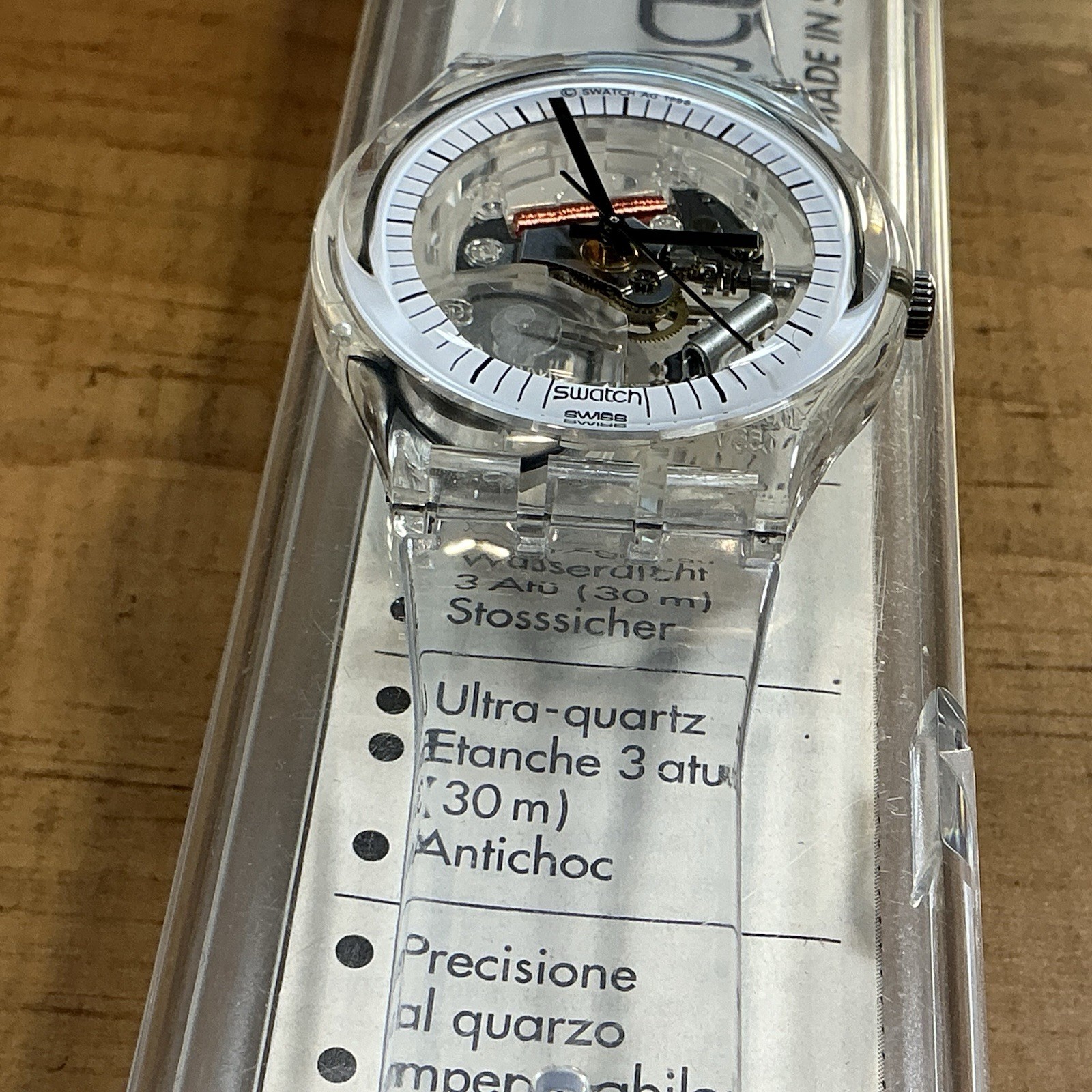 JELLY FISH STYLE – 1998 – CLEAR – NOS – 34mm