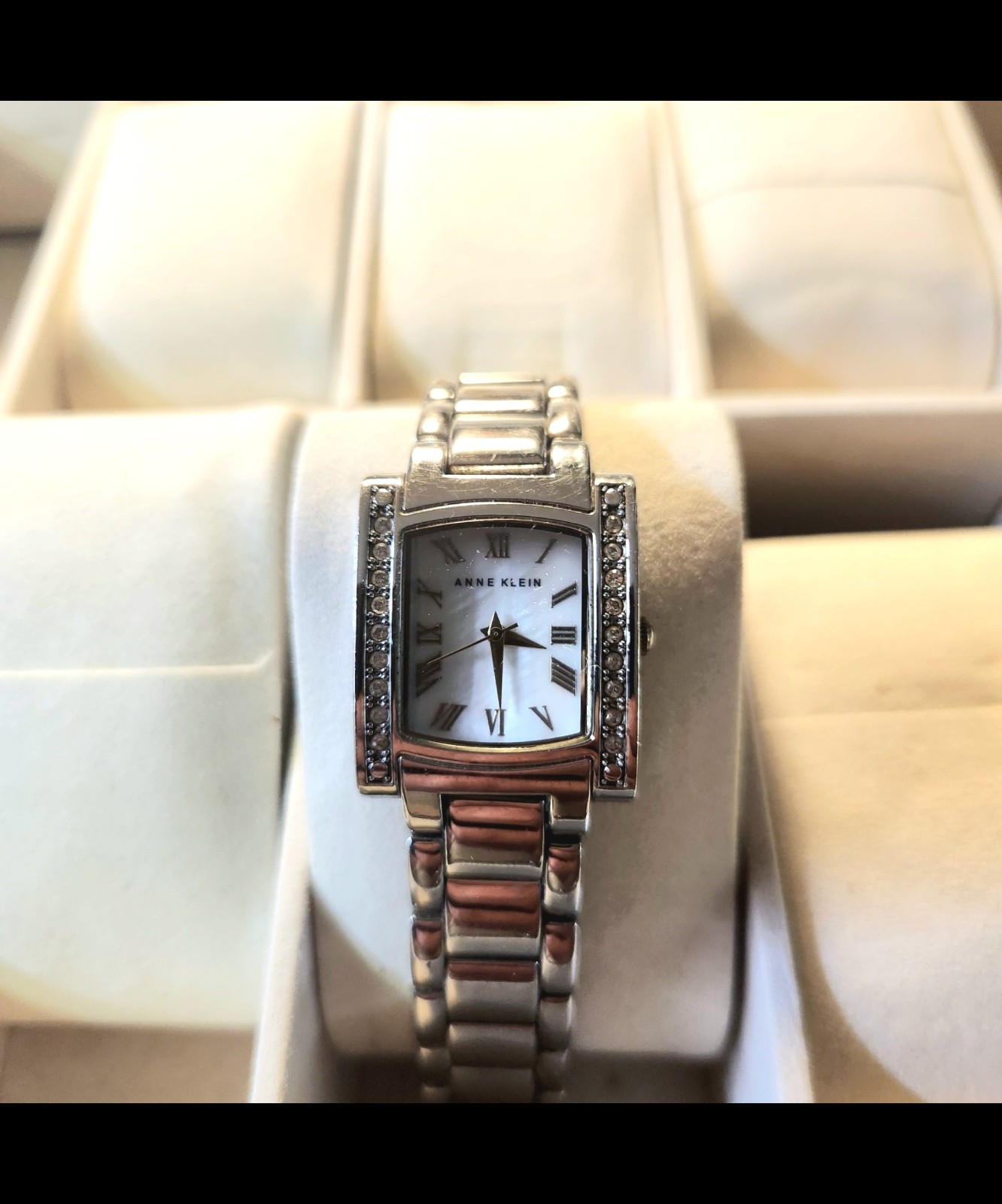 Anne Klien Silver Ladies watch