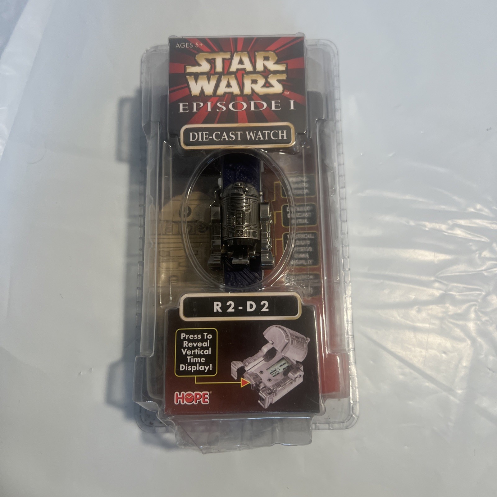 1999 Star Wars Episode I R2D2 Die-Cast Watch NEW Hope Industries – NIP