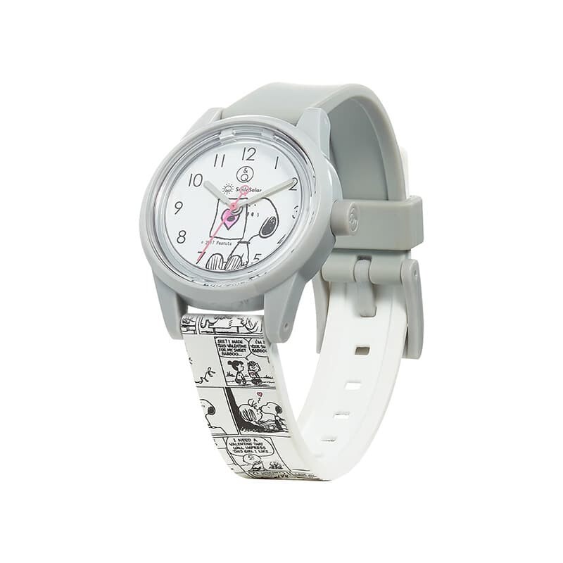 CITIZEN Q&Q Smilesolar PEANUTS Snoopy Analog Watch Waterproof RP01-808 White_