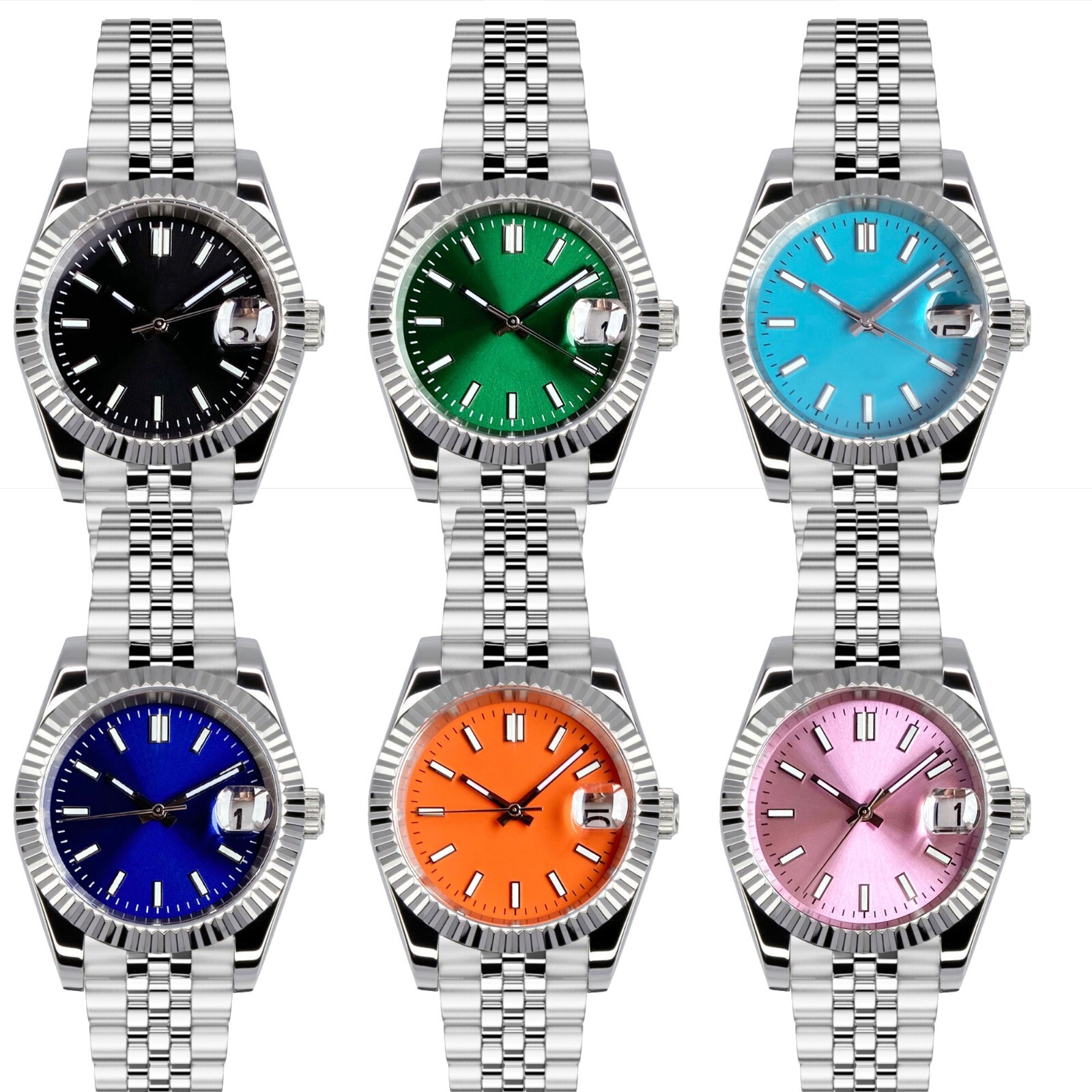 Tandorio New Fluted Bezel 36mm 39mm Automatic Watch For Men Japan NH35A movement