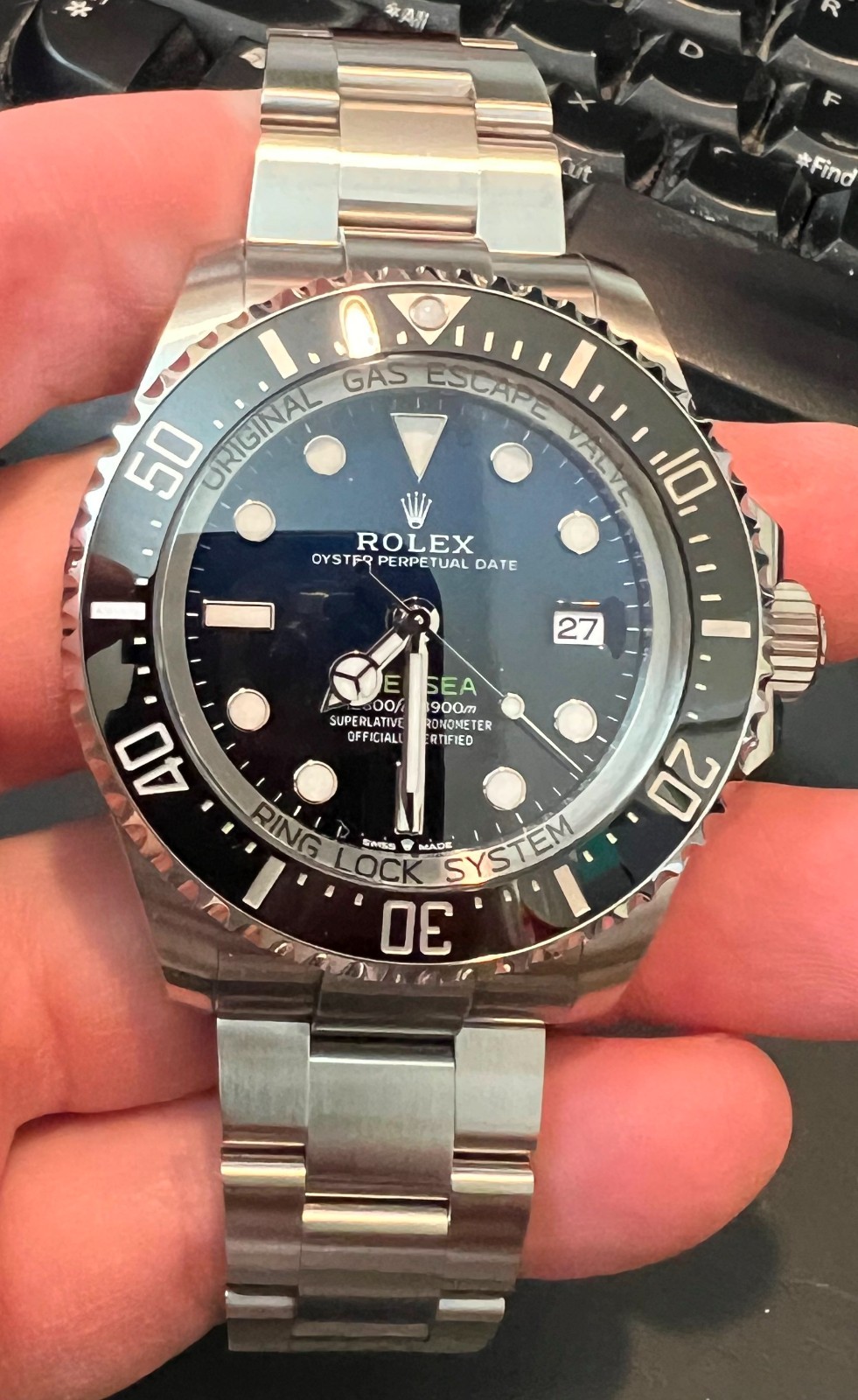 ROLEX 136660 JAMES CAMERON DEEP SEA DWELLER 44MM DEEP BLUE DIVER’S WATCH