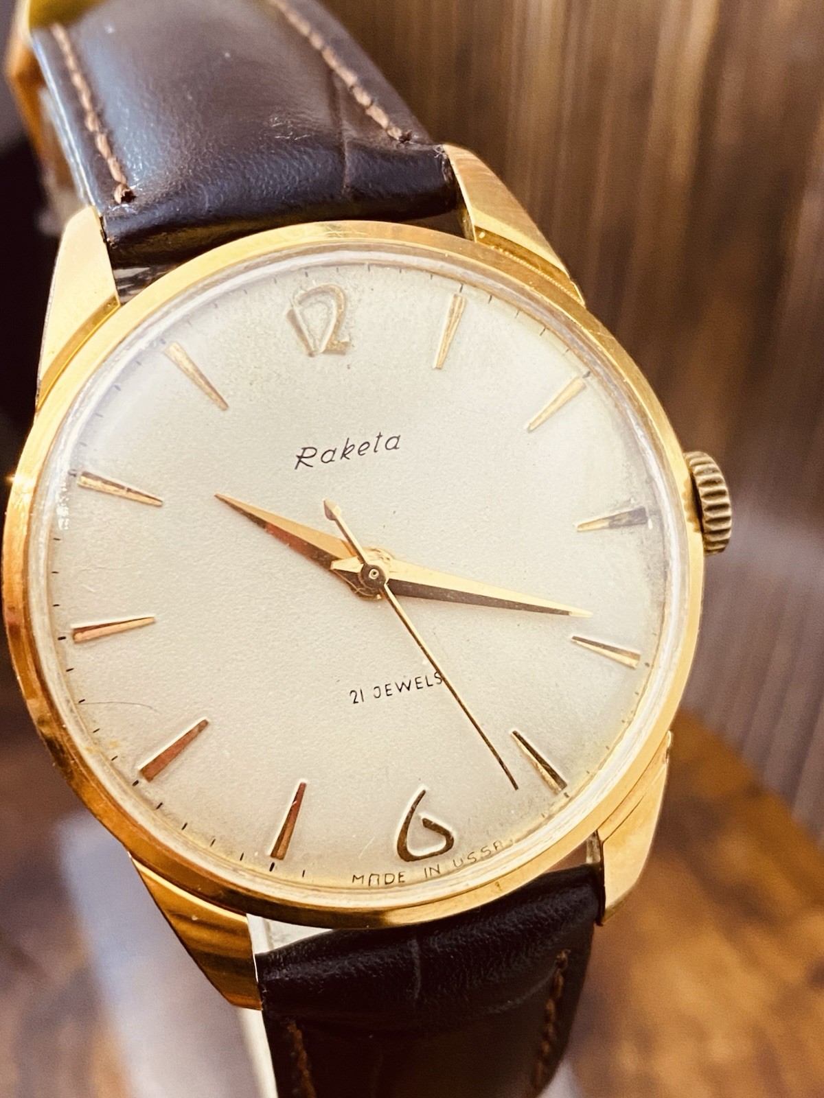 1970s RAKETA Baltika 2609 AU vinatge USSR Soviet watch 19 jewels #8749