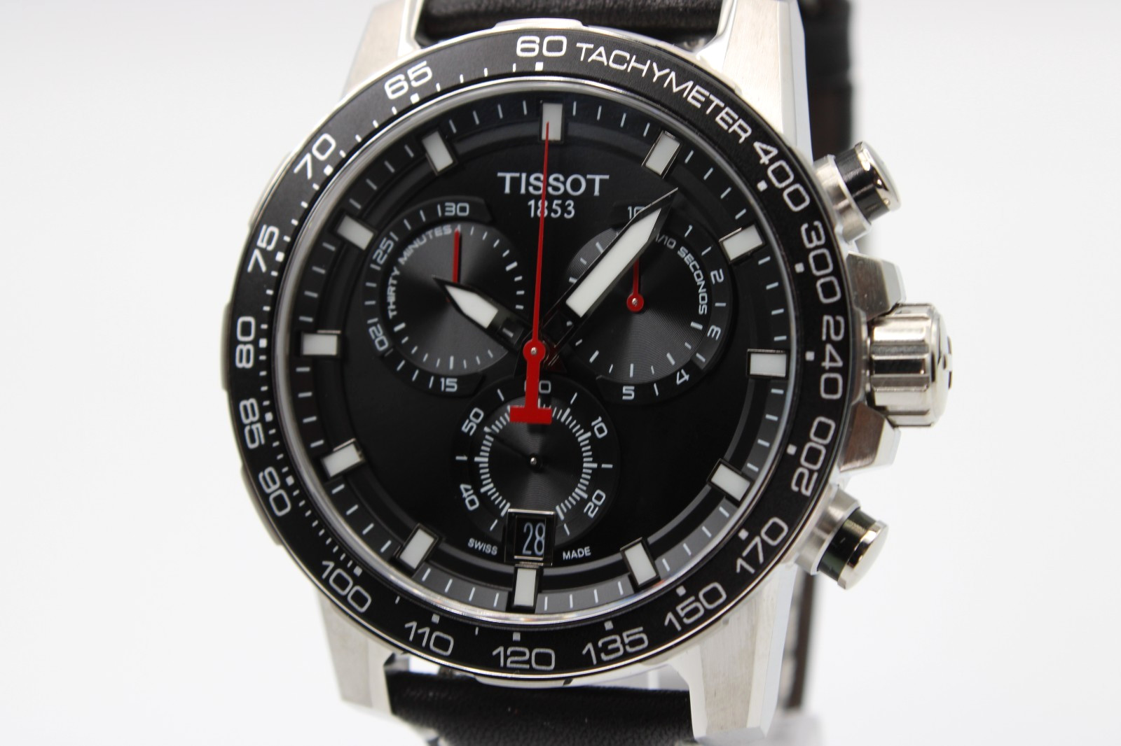 TISSOT Supersport Chrono T125.617.16.051.00 Quartz Black Dial Men’s Watch 45.5mm