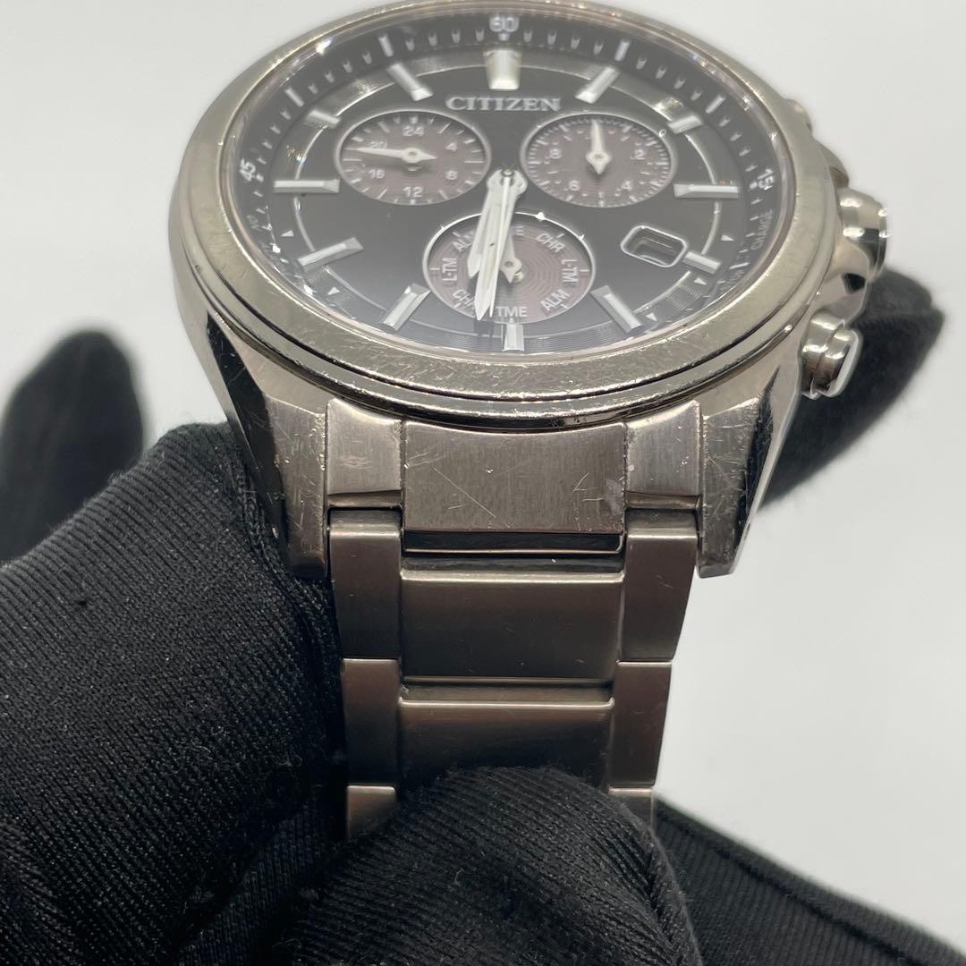 Citizen Attesa Chronograph Quartz Eco-Drive Stainless Steel wrist 18.0cm/7.1in