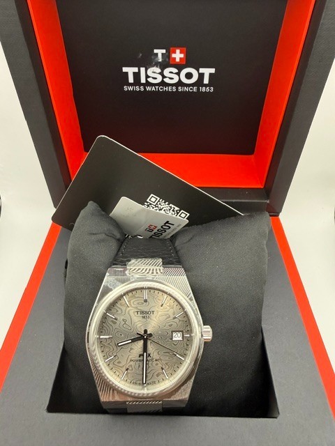 NEW Tissot PRX Powermatic 80 Damascus Steel Limited Edition 38mm T137.807.96.081