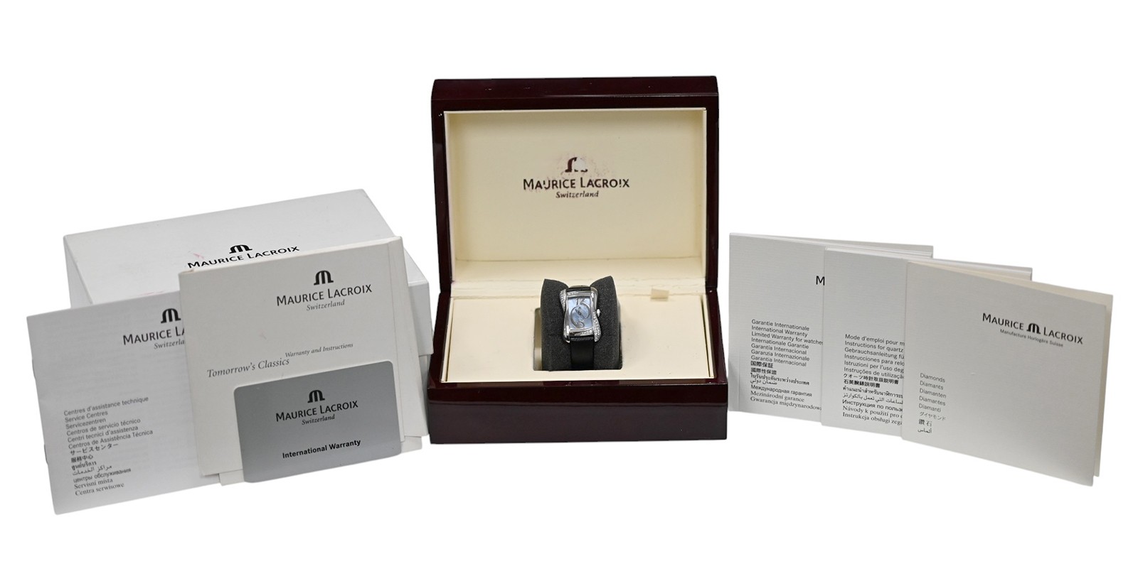 Maurice Lacroix Divina DV5011-SD551-360 Diamonds MOP $2400 Ladies’ Quartz Watch
