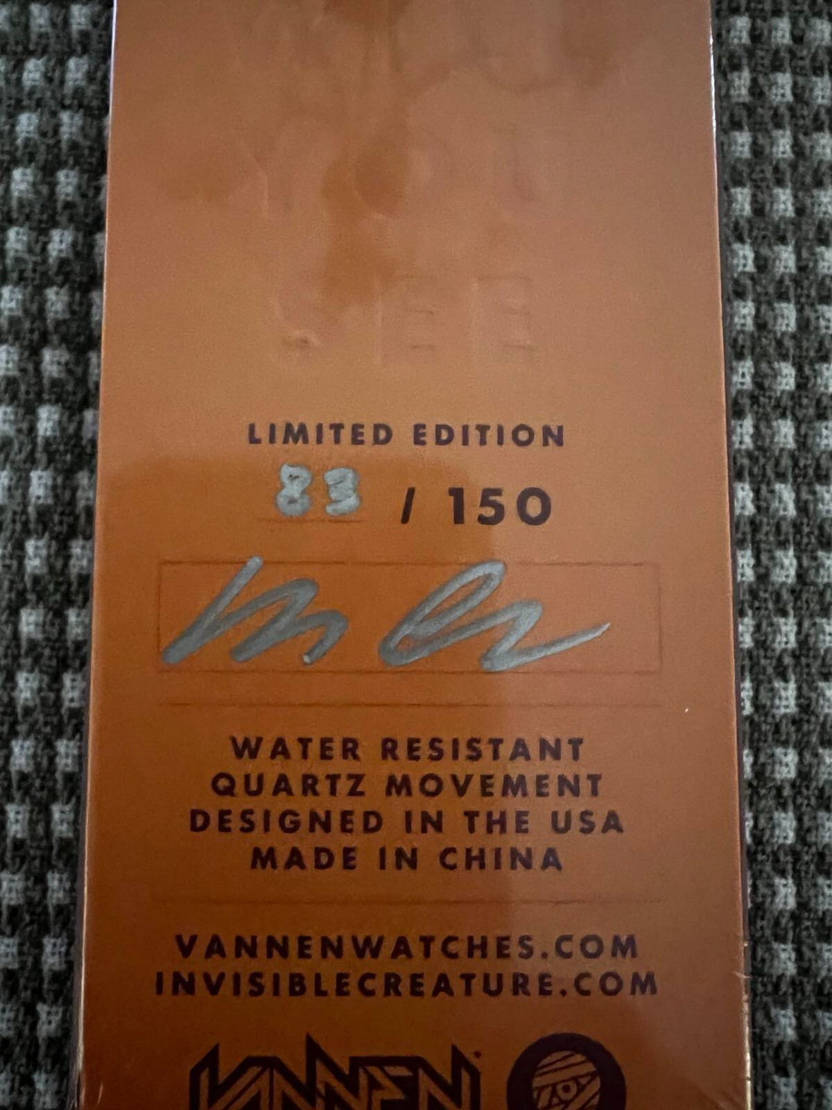 Vannen Red Invisible Creature Watch ICX Limited Edition of 150 made – Brand New
