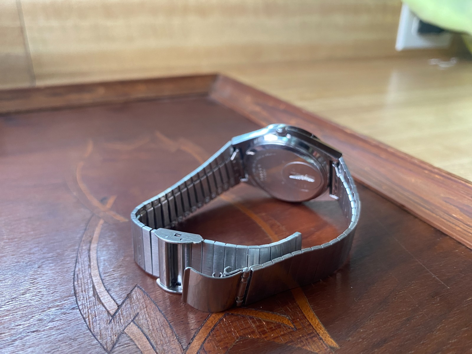 Vintage JDM Seiko Quartz 0843-8070S Mens Watch – Kanji Date Wheel