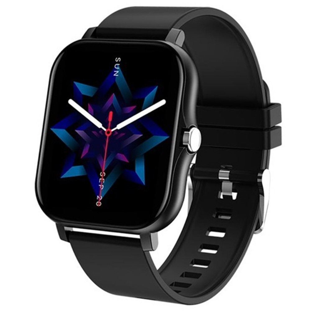 Men Women Smart Watch Silicone Band Fitness Tracker Touch Screen Teen Smartwatch