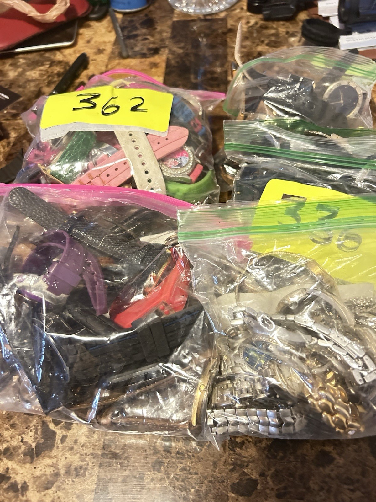 Men and Women Watch Lot of 65. Various Brands. Metal and Plastic Untested As Is