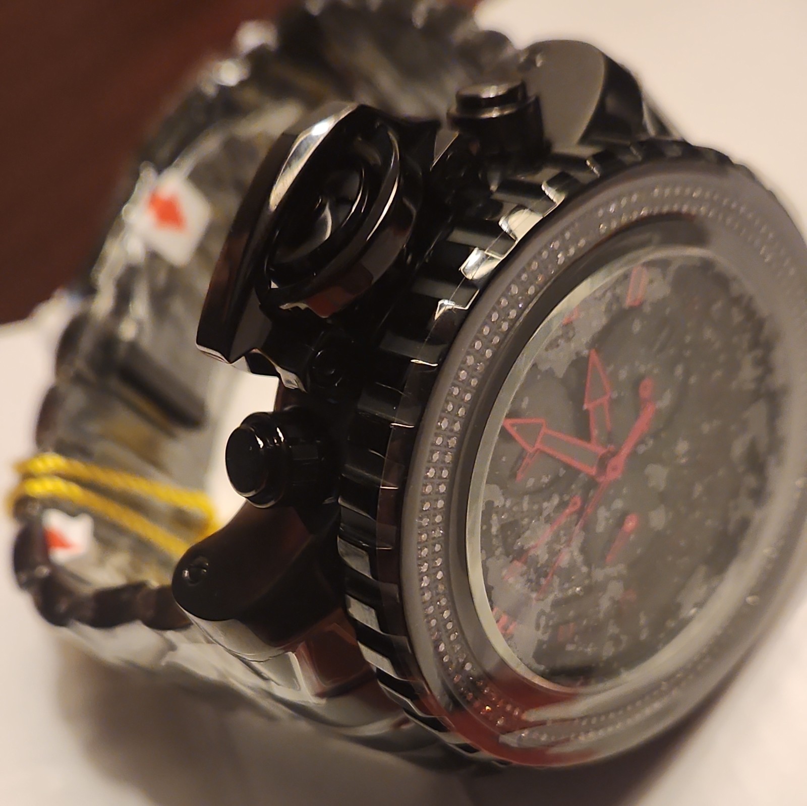 Invicta Black Label Pro-Diver Sea Hunter certified 1.7 carat 422 diamonds style
