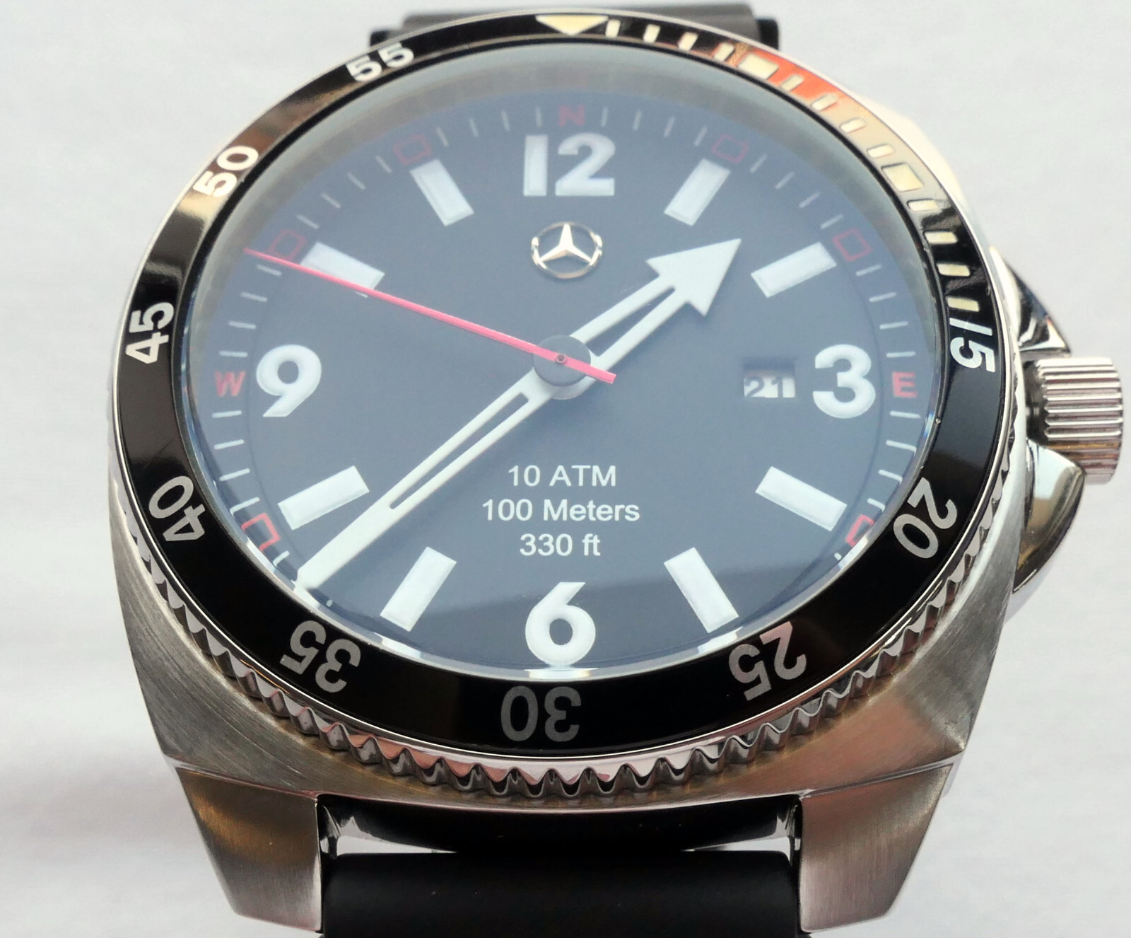 Mercedes Benz Motorsport Racing AMG DTM Pilot Aviator Sport Car Accessory Watch