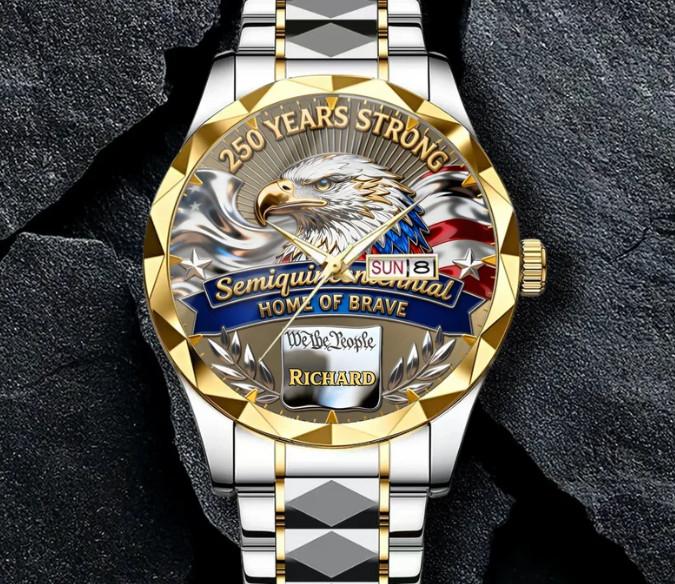Personalized 250 Years Strong Heritage Wrist Alloy Luxury Quartz Watch