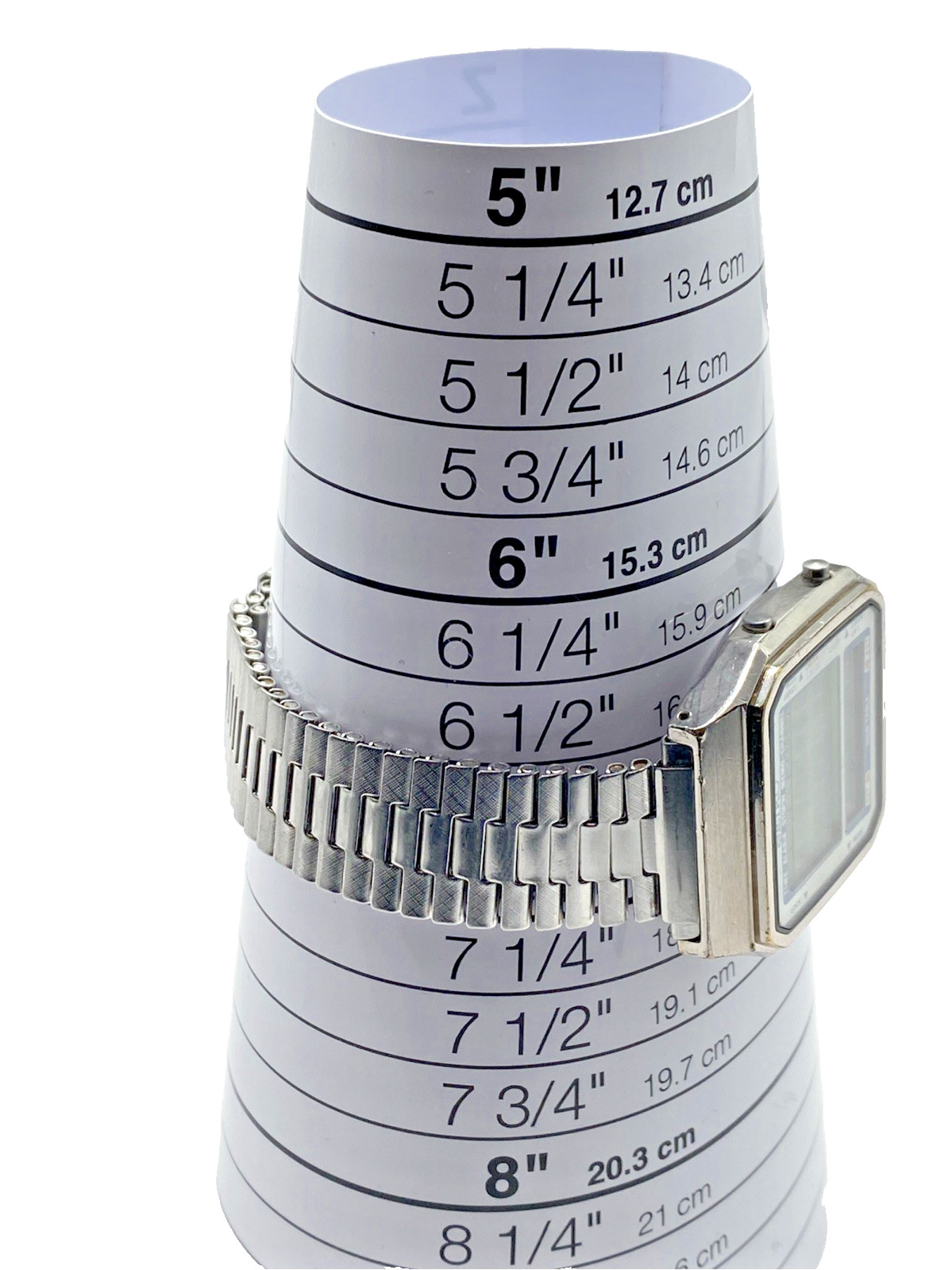 1985 Seiko Watch D409-5000 Sign Table Silver Digital LCD Not working Parts Only
