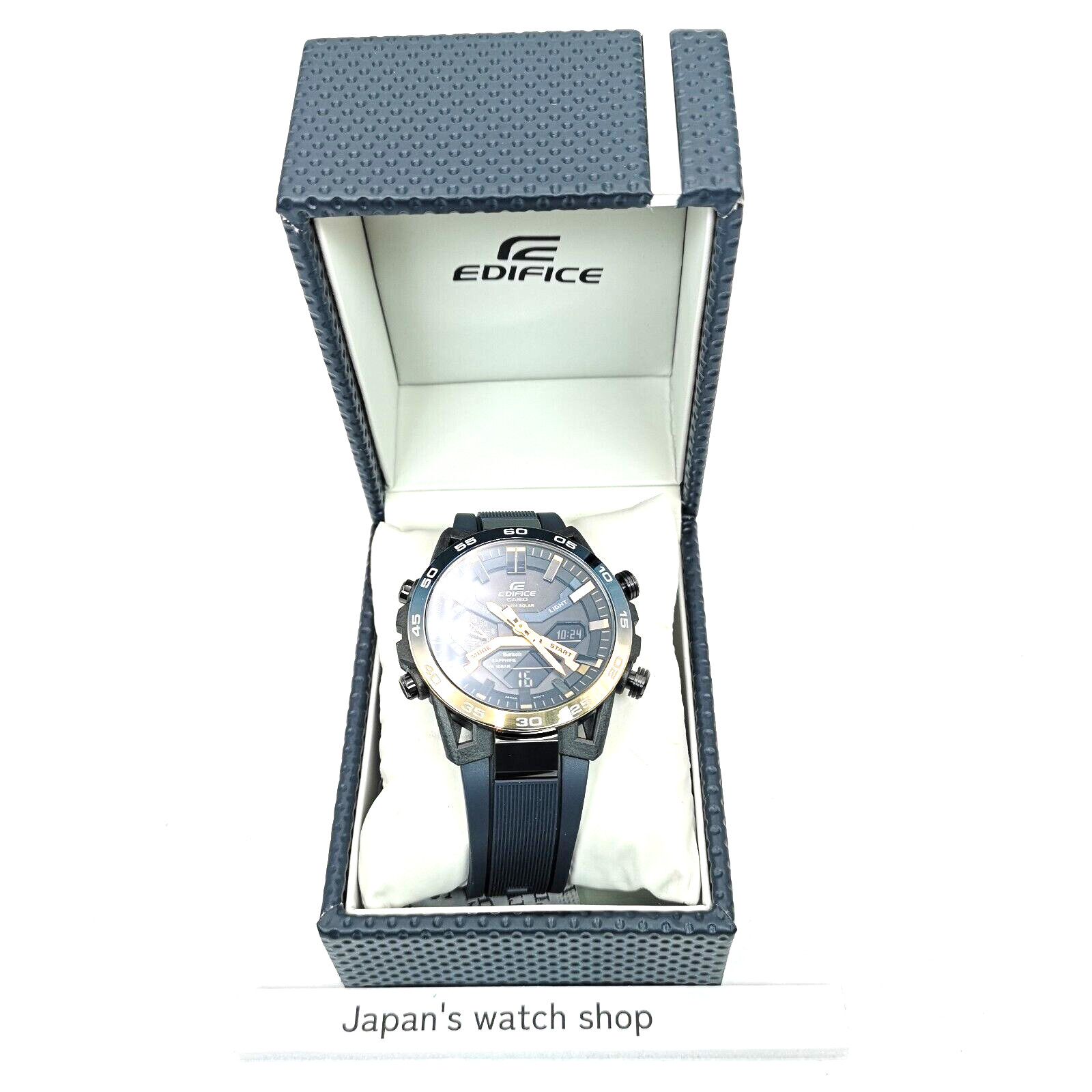 CASIO EDIFICE ECB-2000YNP-1AJF Black Nighttime Drive Series Men Watch New in Box