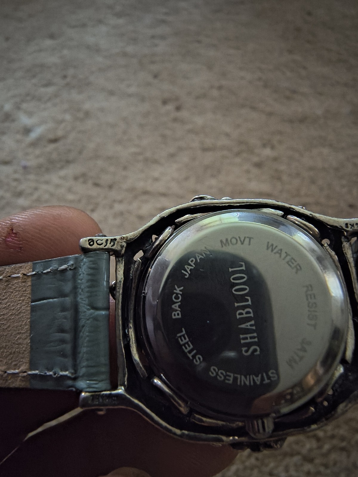 Rare Shablool Of Israel Handmade 925 Sterling Silver And 14K Women’s Watch