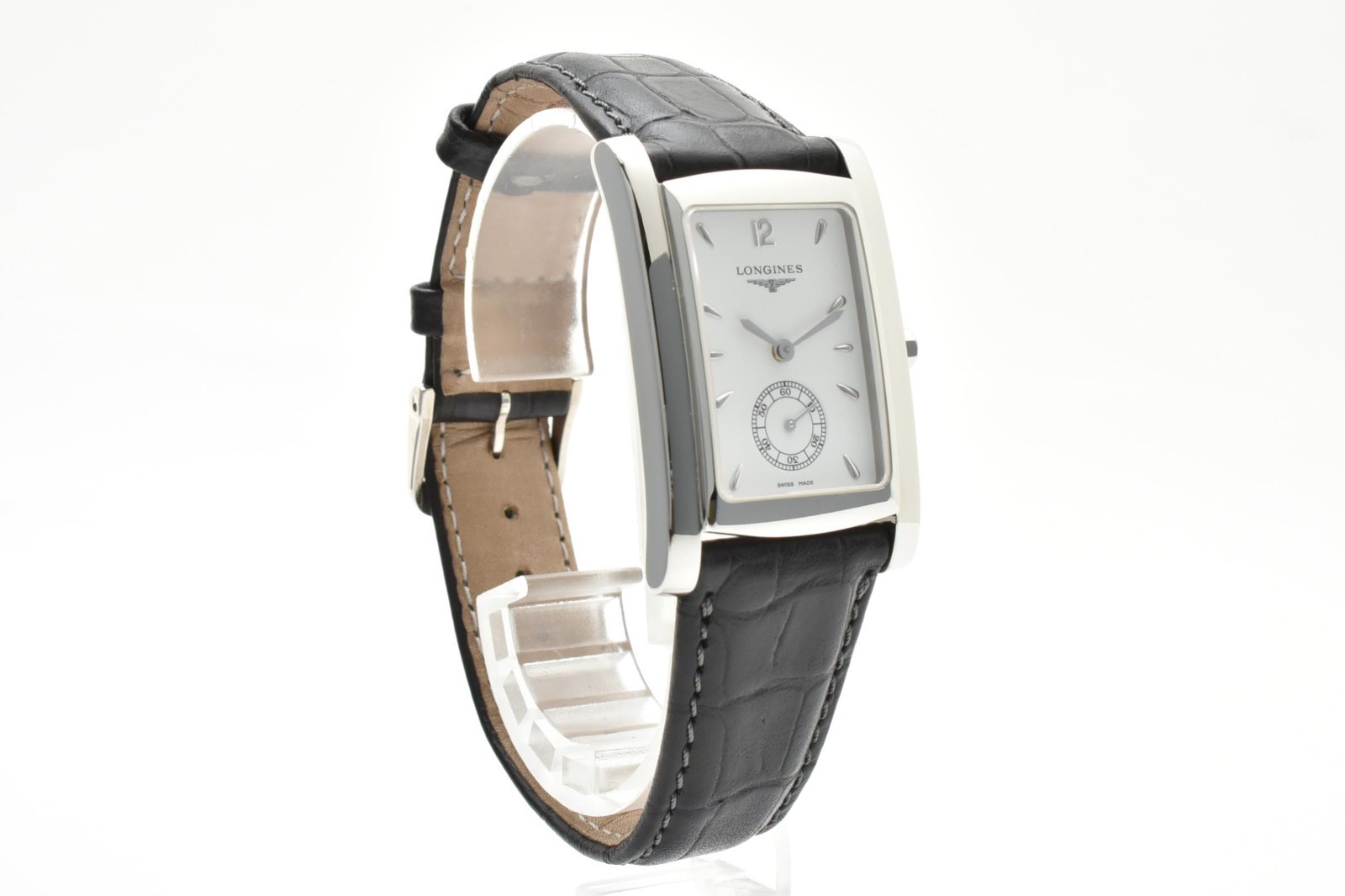 Vintage [TOP MINT w/Box] Longines Dolce Vita L5.655.4 White Silver Black JAPAN