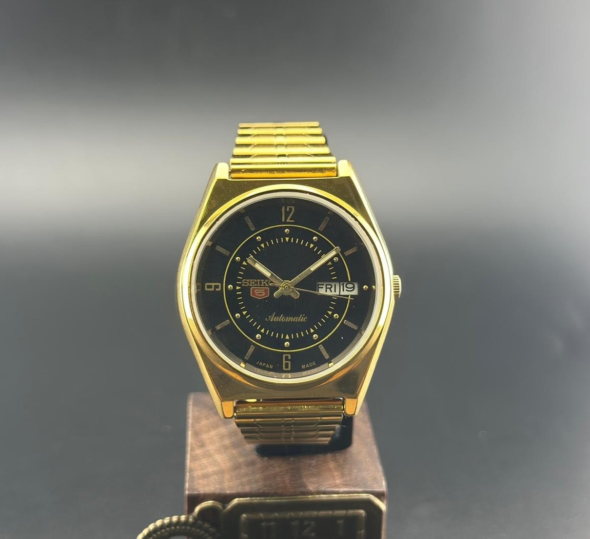 Vintage Seiko 5 Automatic 6309A Japan Made Men’s Wrist Watch, Day/Date