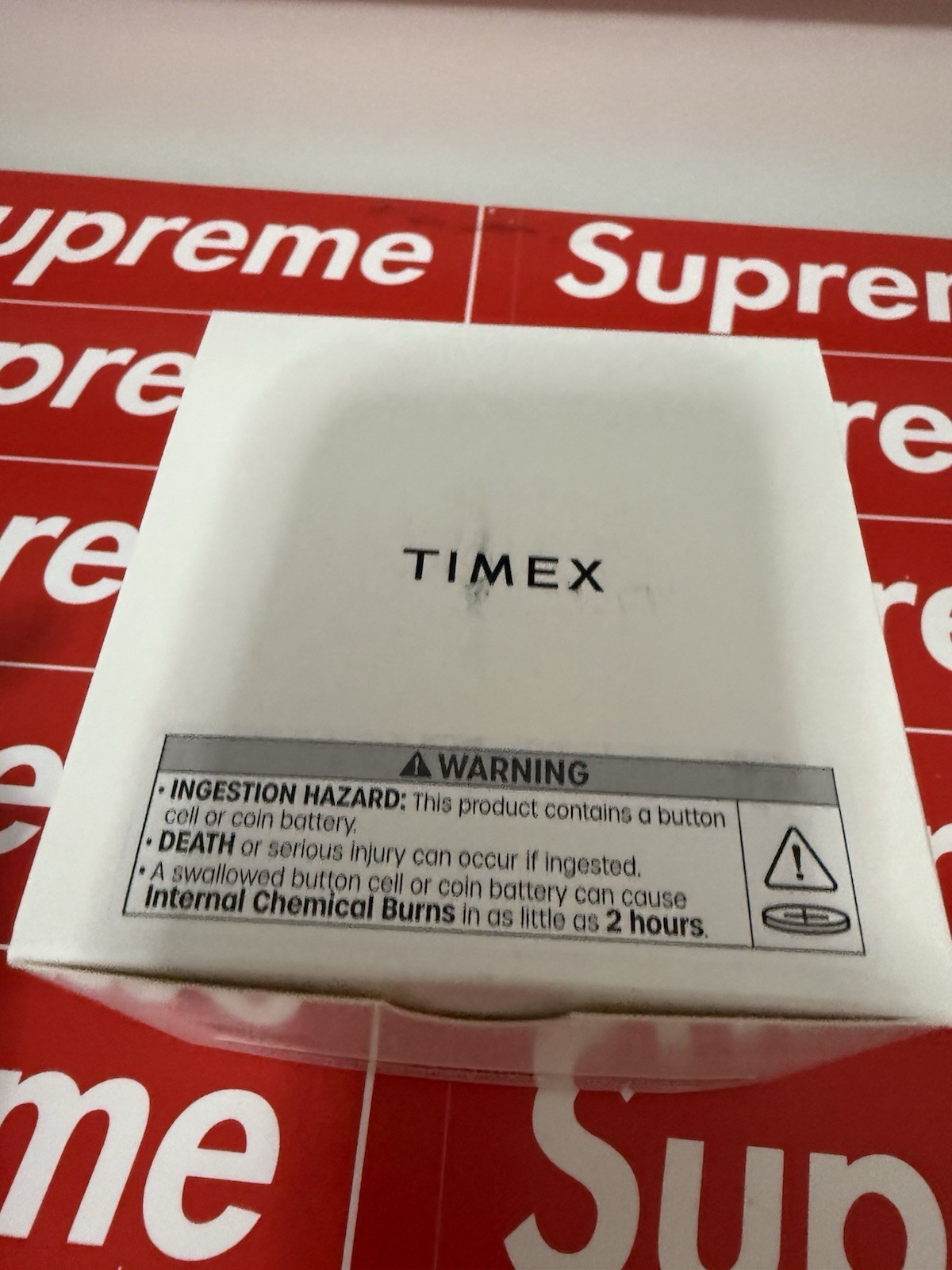 Timex x MM6 Maison Margiela T80 Ring Watch Gold Digital Unisex Size M/L