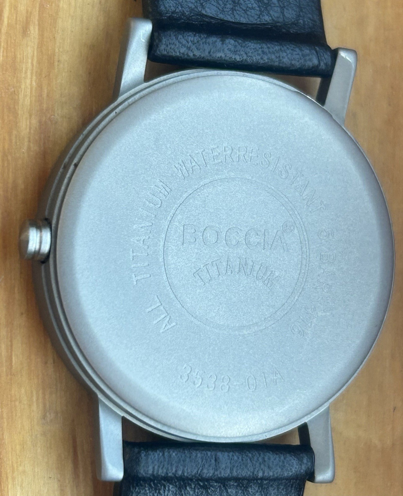 Boccia Titanium Men’s 3538-01A 38mm Titanium Case Watch