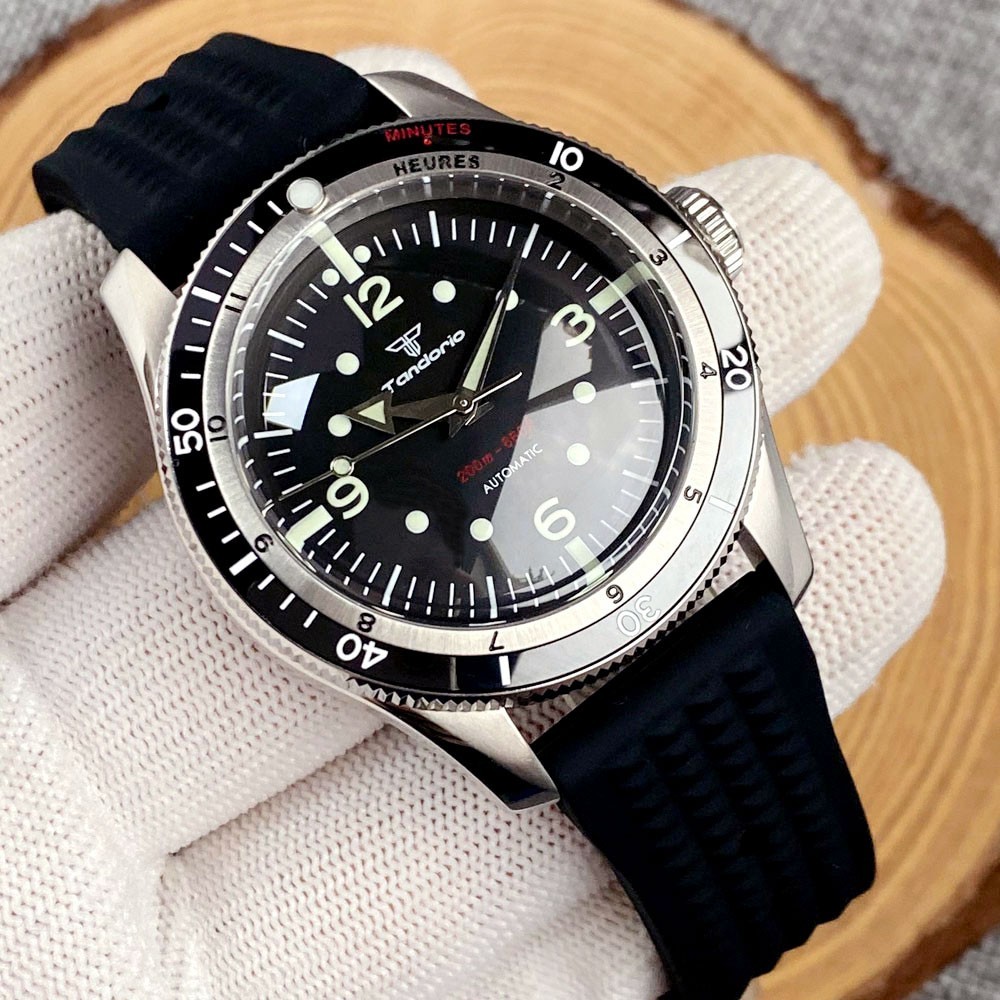 20ATM Diver Tandorio 40mm Retro Sapphire Automatic NH35A Miyota8215 Men Watch