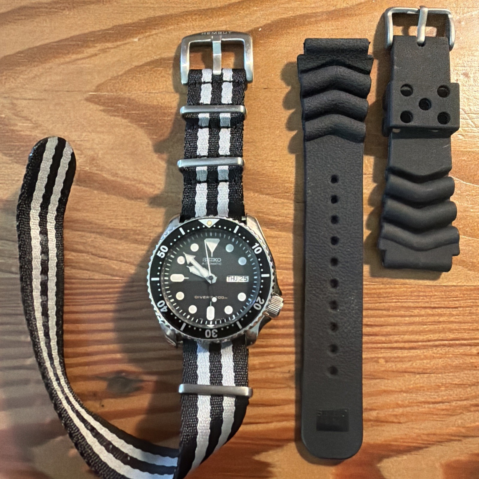 Vintage SEIKO diver SKX007 Genuine «Timeworn» dial, 7S26-0020 case & movement