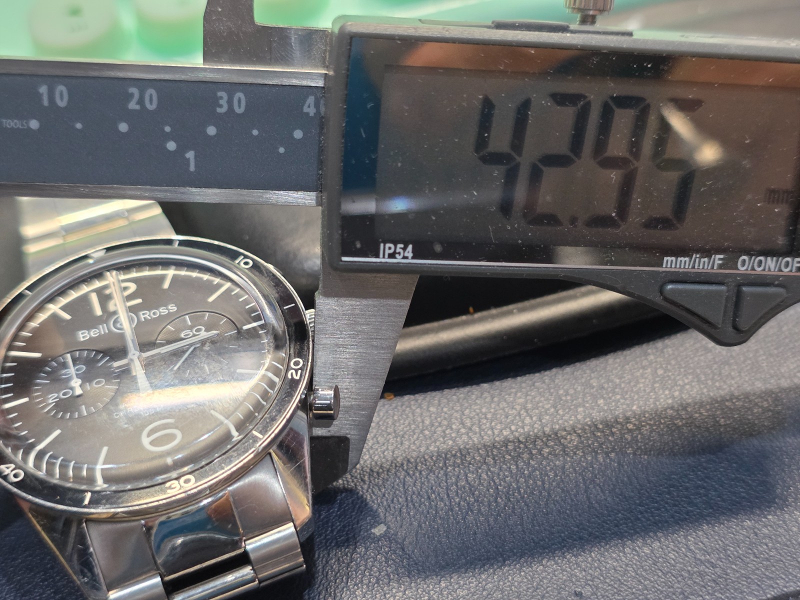 BELL &ROSS BR126-95-SP AUTOMATIC 42mm WATCH CHRONOGRAPH