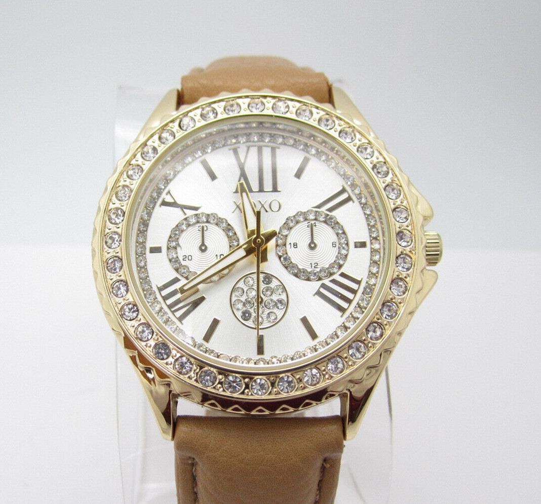 Women’s XOXO Quartz WR Analog 43mm Dial Causal Round Watch (F231)