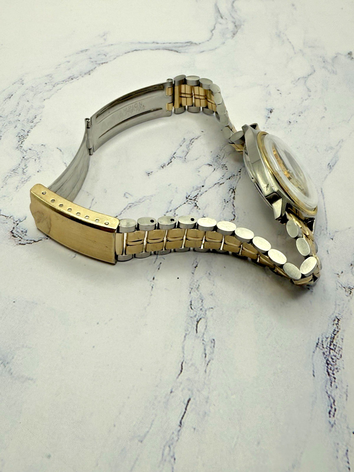 Bulova Accutron 214 M6 1966 Asymetric Case Solid 14K Gold Bezel Watch. Serviced!