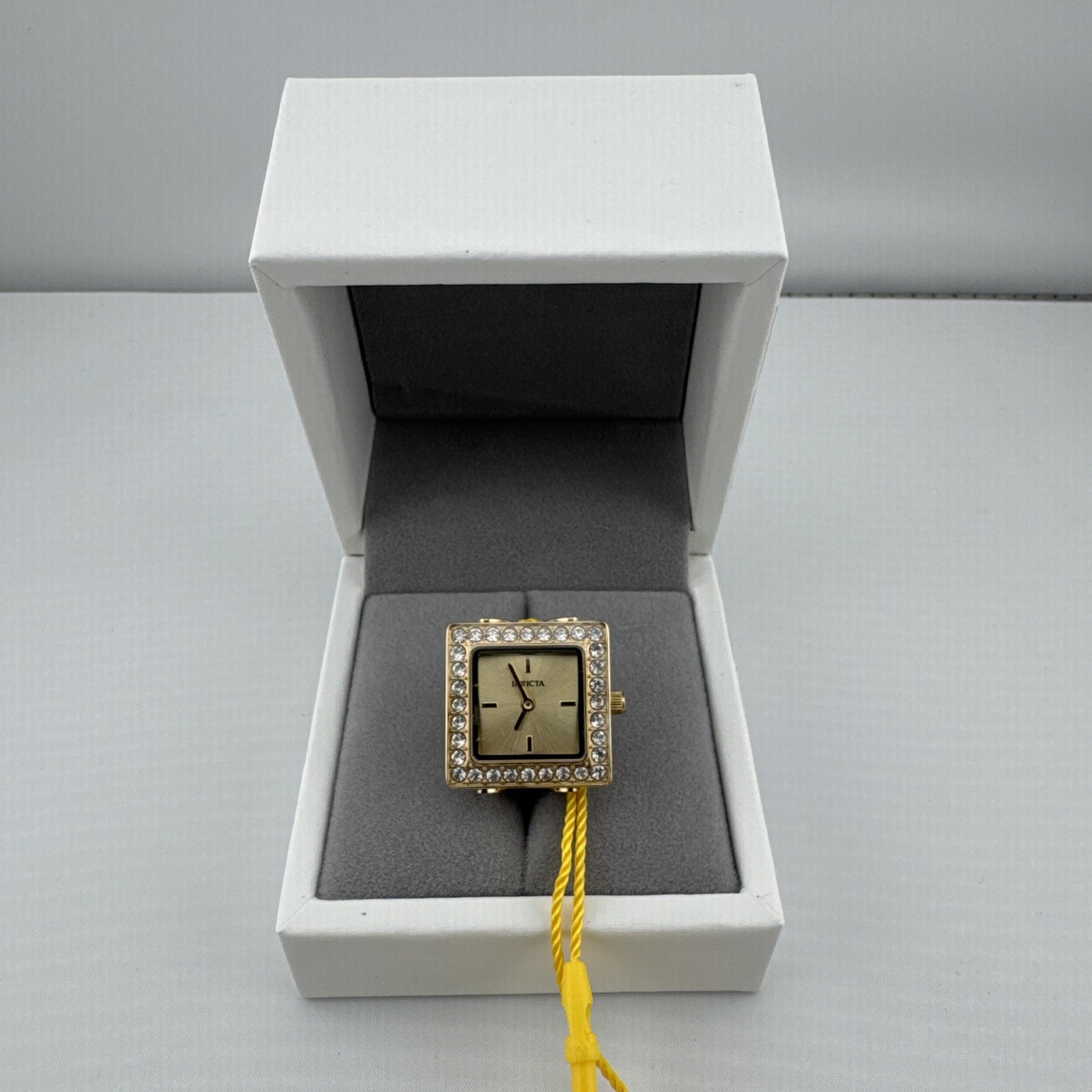 Invicta Mini Angel Women’s Ring Watch – 21.5mm, Gold (49587) | BRAND NEW w/ Box