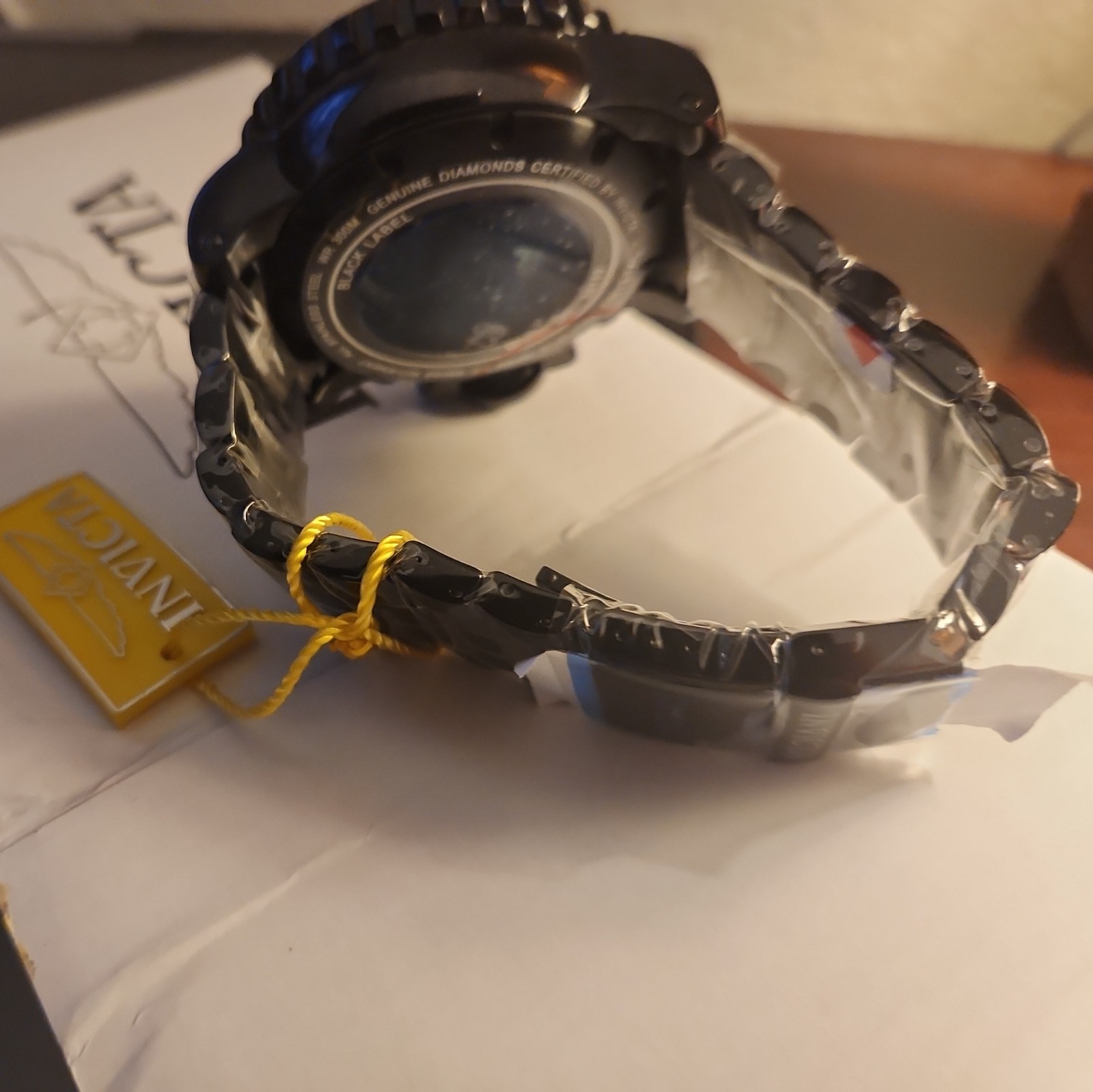 Invicta Black Label Pro-Diver Sea Hunter certified 1.7 carat 422 diamonds style