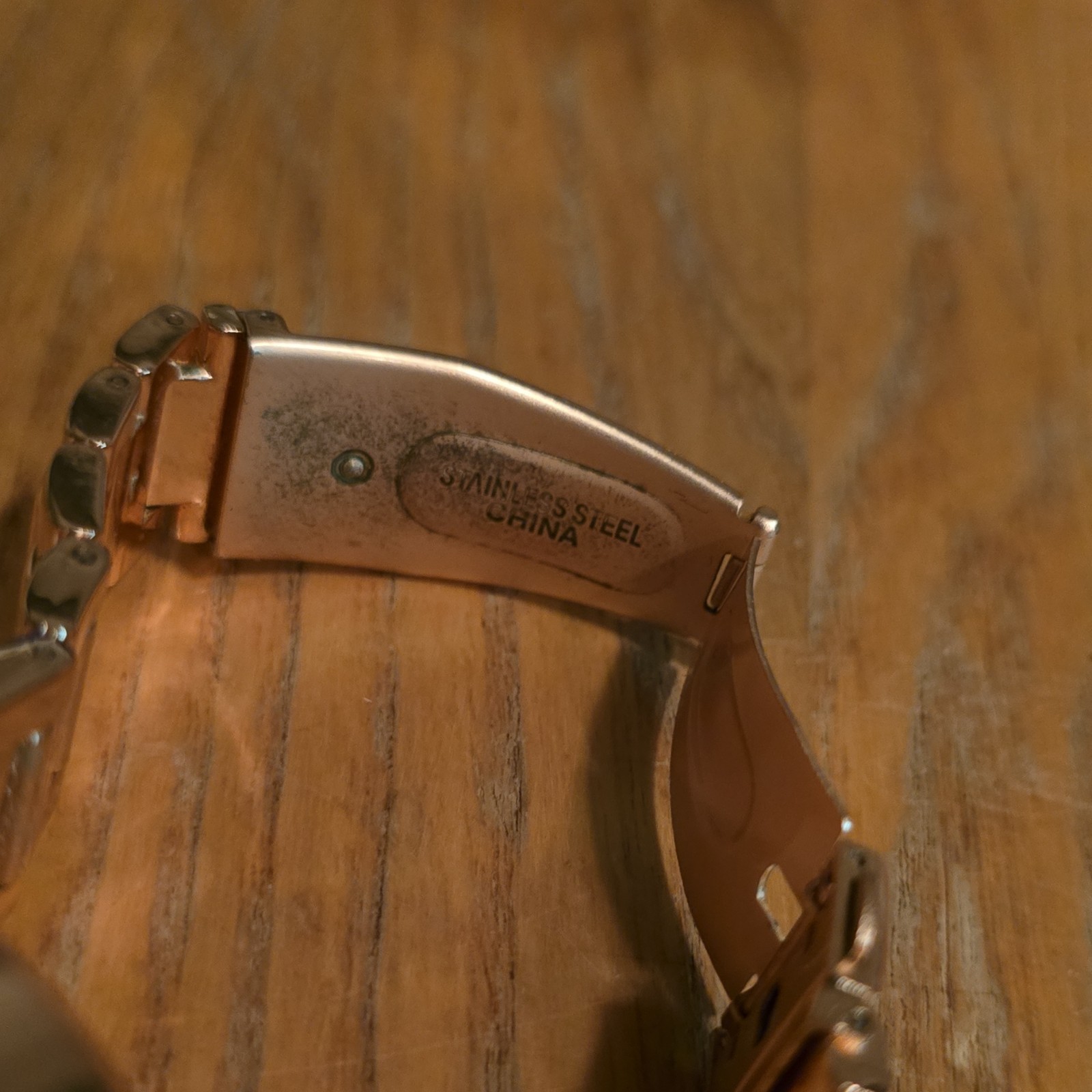 Liz Claiborne Women’s Quartz Rose Gold MOP Dial Crystal Bezel Watch Bracelet