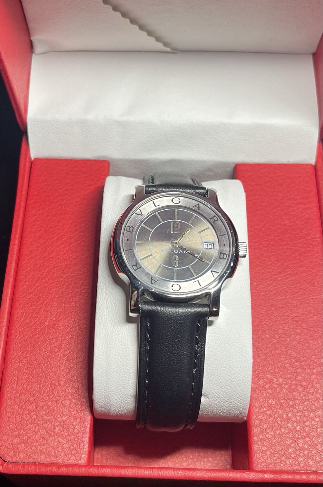 Bvlgari Solotempo-unisex Watch-35mm-stainless steel-silver dial-