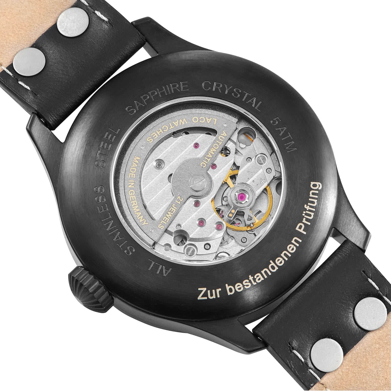 Altenburg 39mm Automatic Black Dial Wristwatch 861991