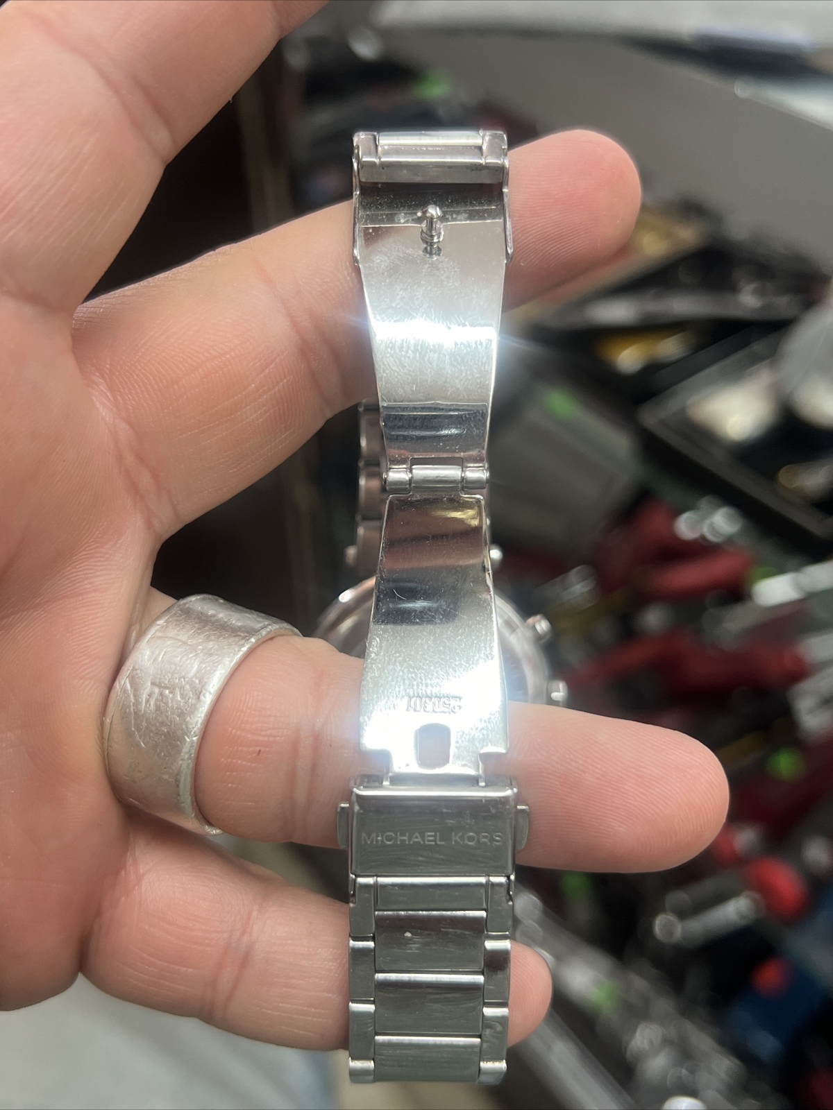 Michael Kors MK5353 Parker Silver Chronograph Stainless Steel 39mm Women’s Watch