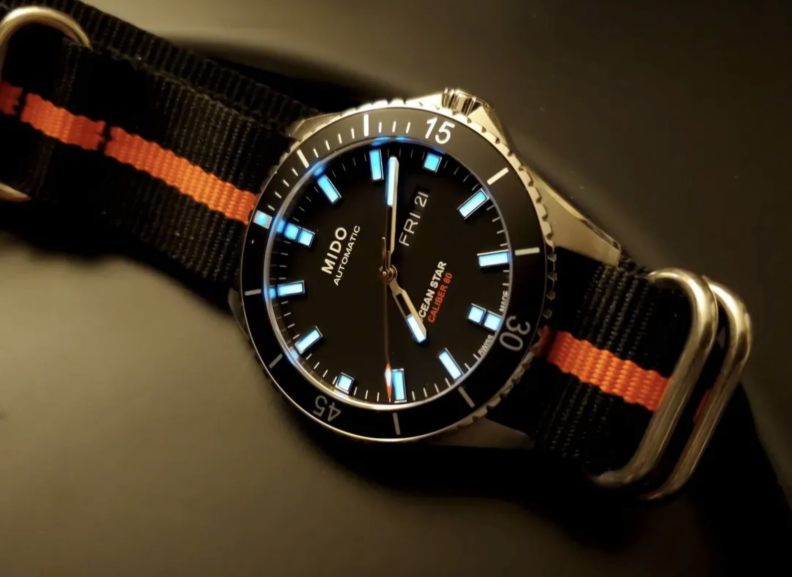 Mido Ocean Star Captain Swiss Automatic Men’s Watch 43mm M026.430.11.051.00