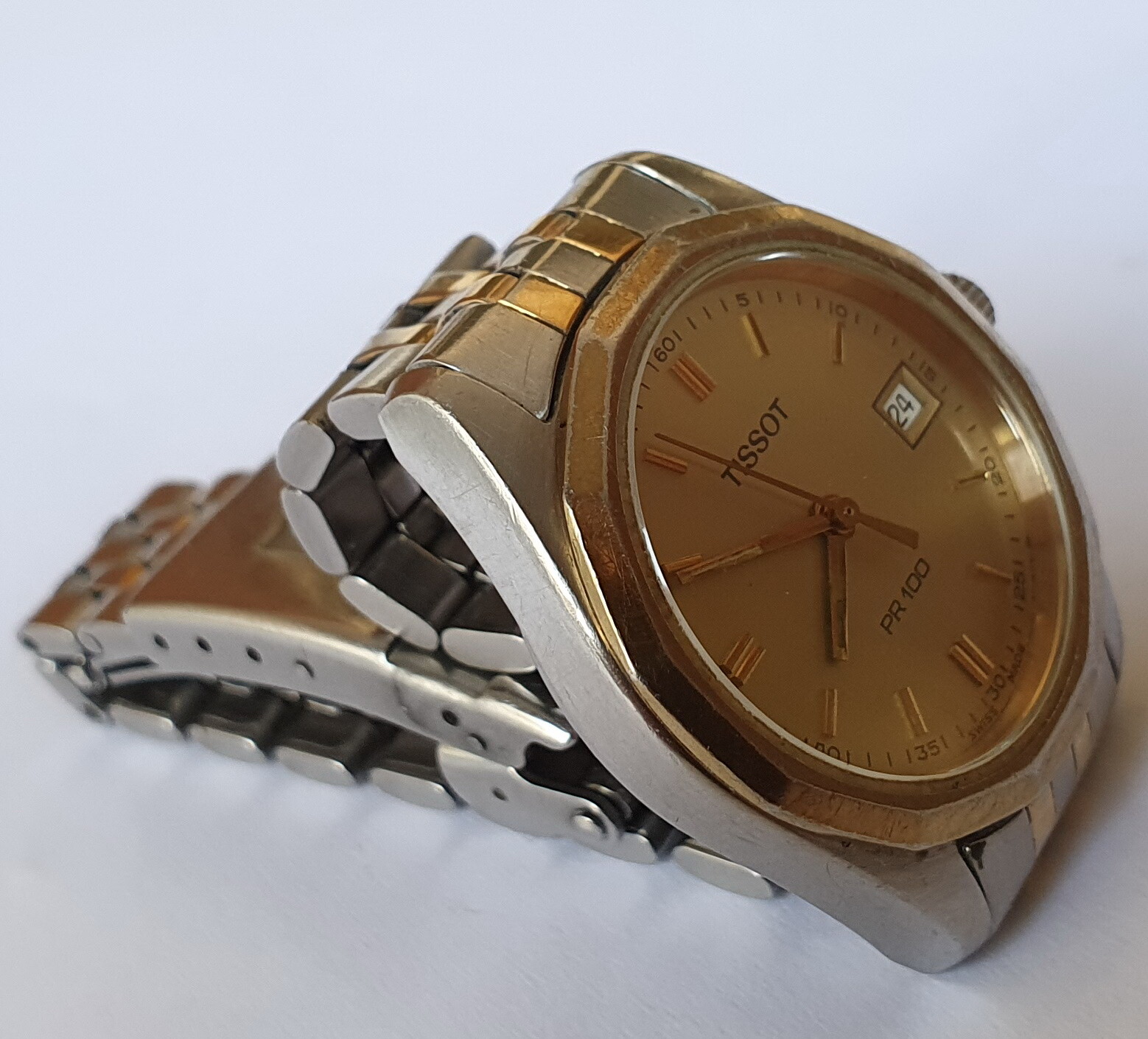 Vintage Ladies TISSOT PR100 Quartz V8 ETA956412 All Steel Sr.No. P342/442 Swiss