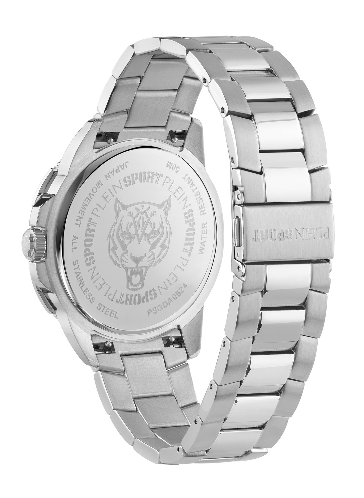 Plein Sport Men’s Watch Analog Quartz RAMPAGE PSGDA0524 Stainless Steel Silicone