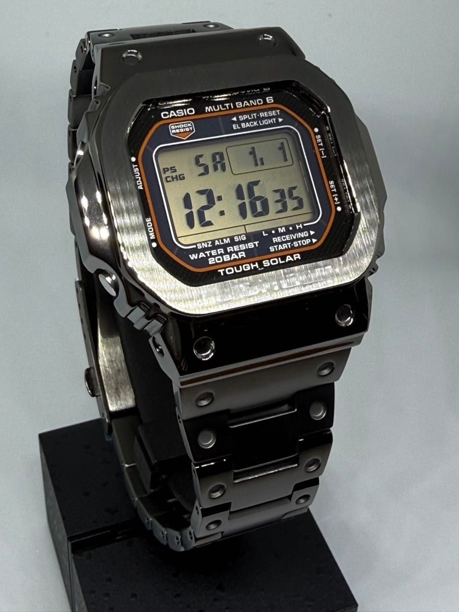 New Exterior Rare Module G-Shock GW M5610R Orange Line CooL Black TOUGH SOLAR