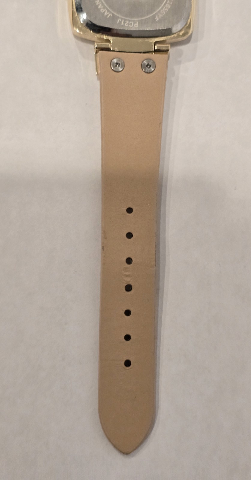 ​Nine West Women’s Gold-Tone Watch NW/1856YF | Blush Pink Textured Strap *Works*