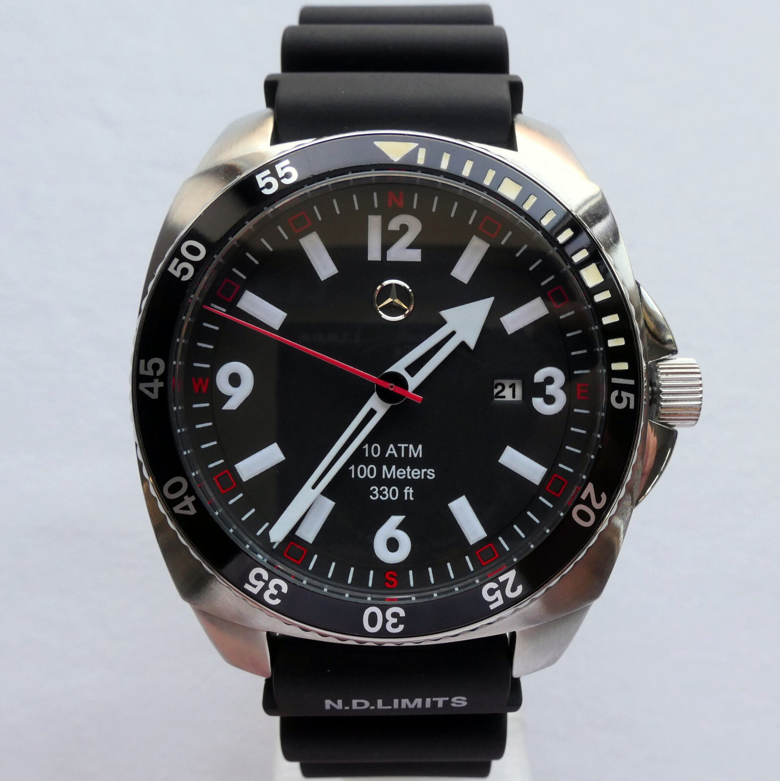 Mercedes Benz Motorsport Racing AMG DTM Pilot Aviator Sport Car Accessory Watch