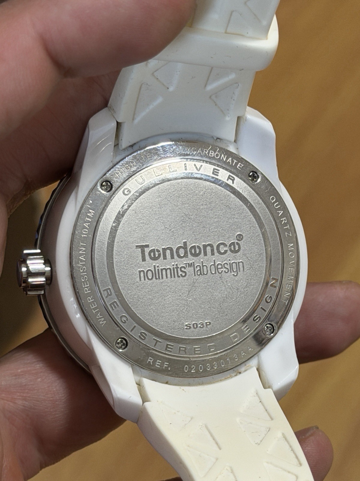 Watch Tendence Gulliver Oversize White 3D Dial Men’s/Unisex Hi-Tech Polycarbonat