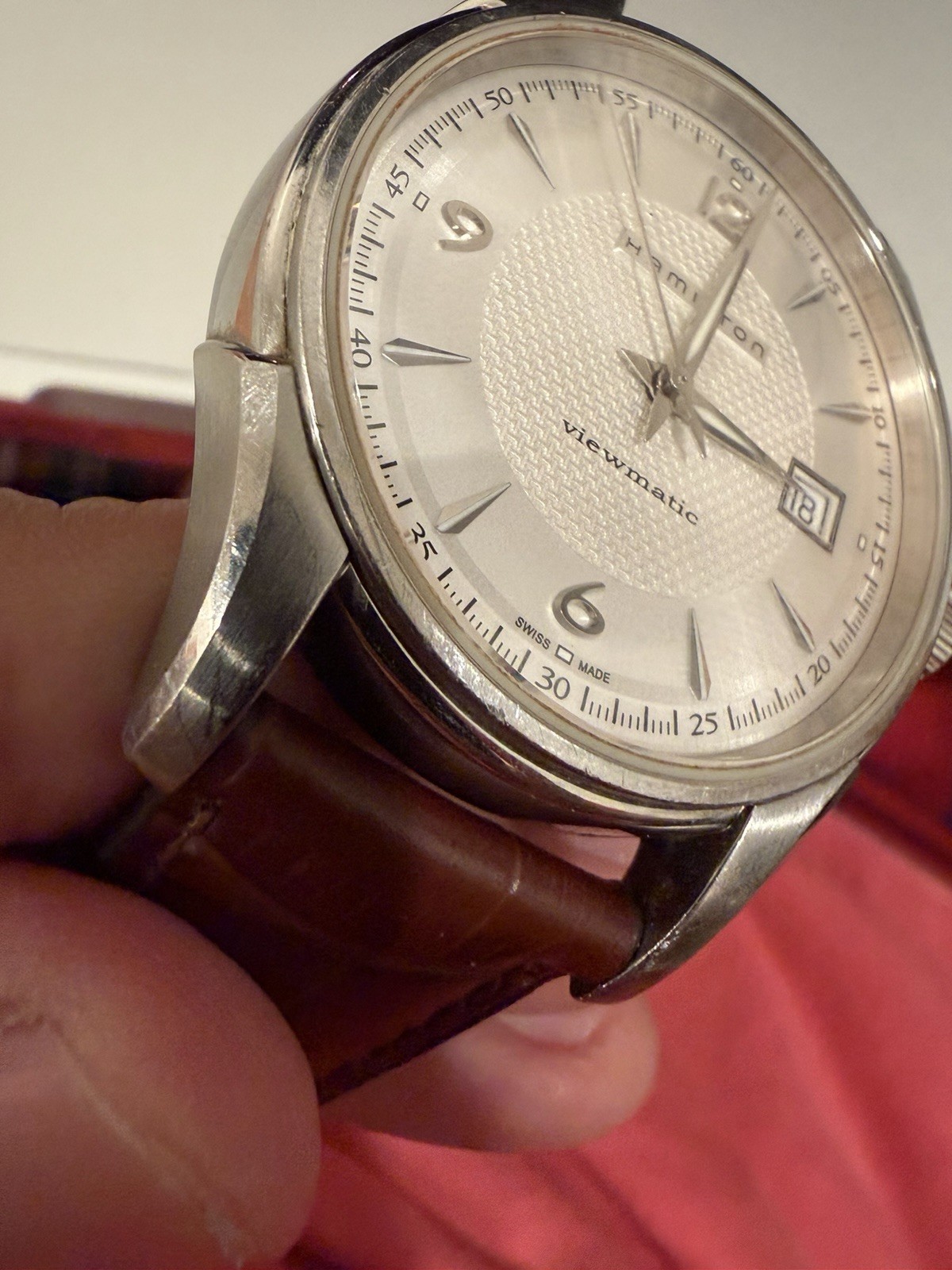 Hamilton Jazzmaster Viewmatic Automatic White Men’s Watch – H325150