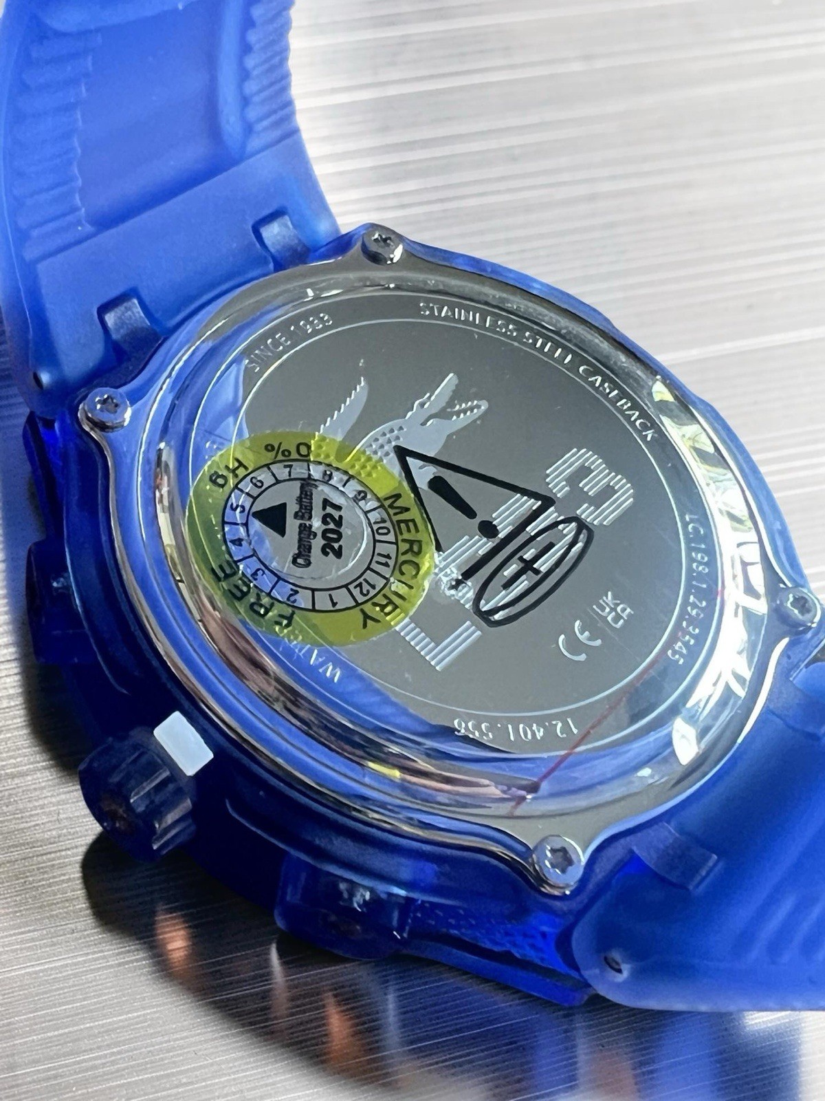 Lacoste LC33 Analog & Digital Blue Silicone Strap Men Watch 45mm 2011429