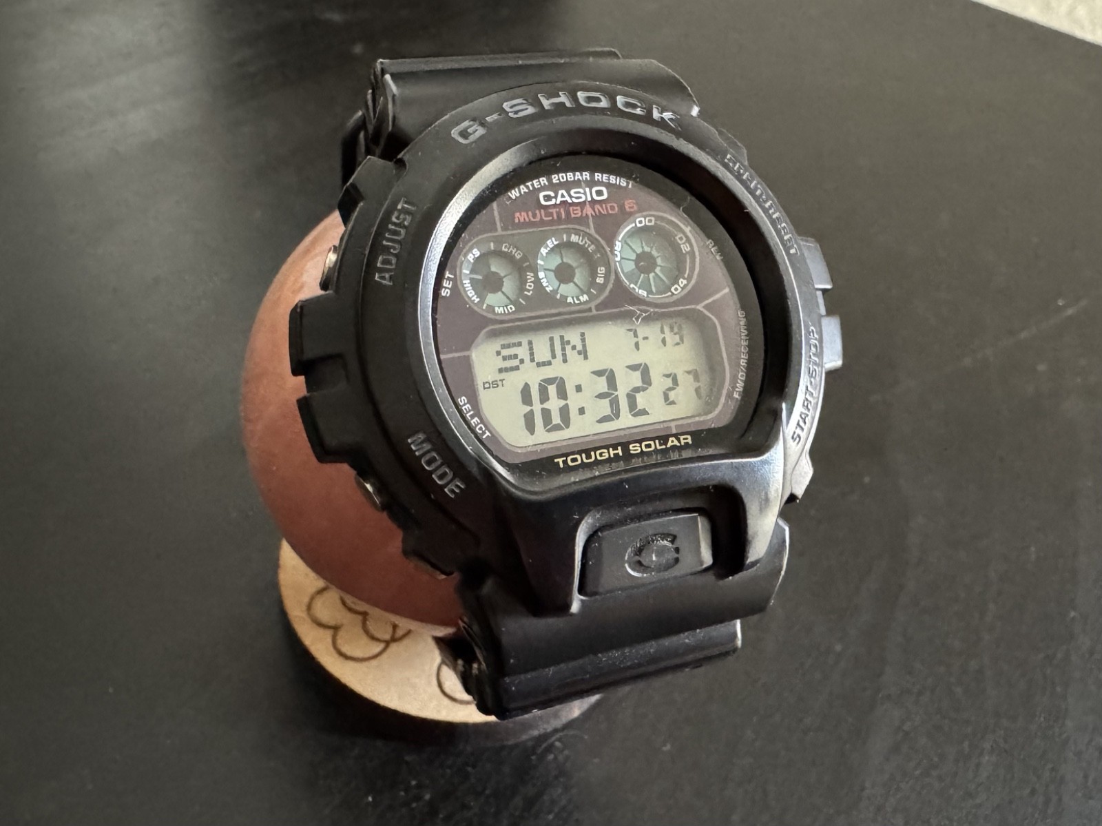 Casio G-Shock GW-6900-1 Tough Solar Multi-Band 6 Classic EL Backlight